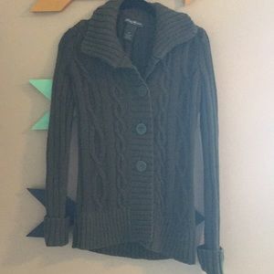 ribbed cardigan